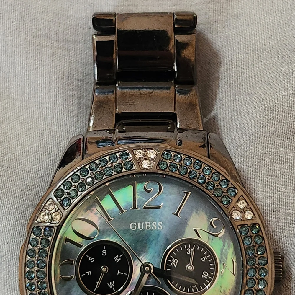 Guess Gunmetal Watch Waterpro